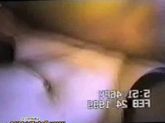 Retro home video of Cuckold MILF fucked by black guy