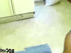 EBONY BLOWJOB IN KITCHEN BY AFRICAN COUPLE !!