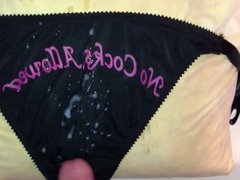 Cum on lesbian panties