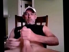 HUNG DADDY JERKING COCK