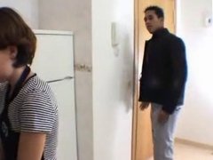 Couple amateur fuck in the kitchen homemade video.