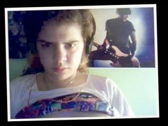 Omegle Young hairy lesbian