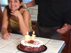 18 year old gets fucked by step daddy on birthday