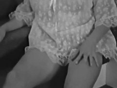 Lady Shows All 85 (Black and White Vintage)