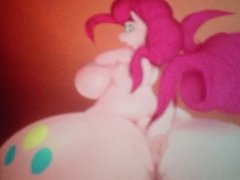 Cumming on Pinkie Pie's Phat Ass