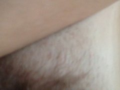 Touch and Fuck Wife's Hairy Pussy