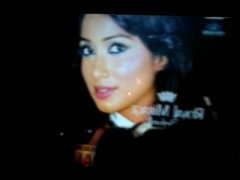 Shreya Ghoshal - thik cum shot over her face moaning 