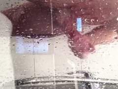 Masturbating and cum under the shower (2) 