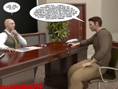 FIRST TIME GAY FUCK ON EXAM 3D Gay Cartoon Animated Comics