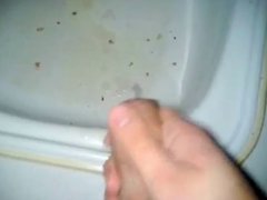 masturbating in the sink 