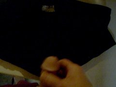 Cumming on wifes pantys 