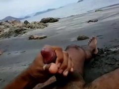 Cum in the beach (Sahy - RIO)