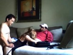 Cheating wife hooks up with two guys