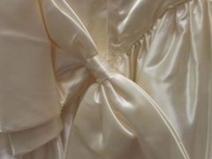 Cum on bridesmaid white dress