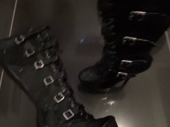 Cum On GF Kinky Black Boots