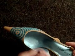 cum on my ex-girlfriend high heels