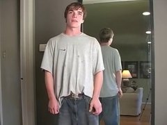18yo twink poses and masturbates with a little help