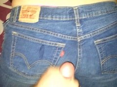 Cum on wifes jeans