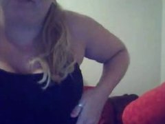 Blond girl shows her tits  (Chatroulette)