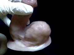 Silicone limp cock flaccid packer material test