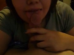 BBW Head #142 (Chubby Asian Teen on the Bed vs. BWC)