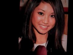 Cumshower on Brenda Song