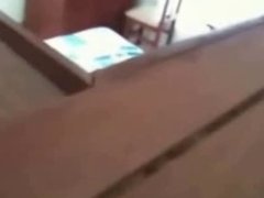 Spying my cute african maid masturbating