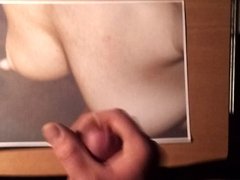 Big Cock Cumshot on tits with great nipples (for ShowTime)