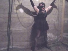 Self Bound Sissy in the Basement