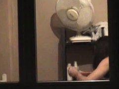 voyeur spycam catches busty neighbours exposed tits