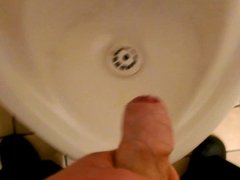 Cum Shot in a Public Urinal