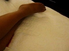 First some Oral and then Cum on my feet