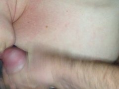 Wife Facial and Cum on Tits