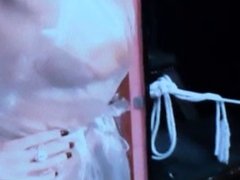 bondage stooge and dick burned with hot wax