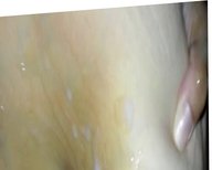 Mexican Wife Cum on tits and Face