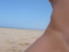 Hot Cock Riding At The Beach