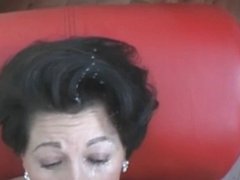 Wanking-off on Her #20 (Granny GILF, EXPLOSIVE Facial)