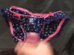 Cum over panties