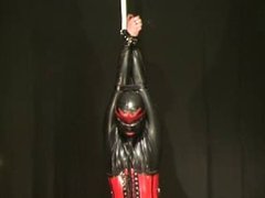 Bound rubber girl