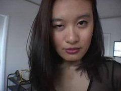 sexy asian teasing and sucking