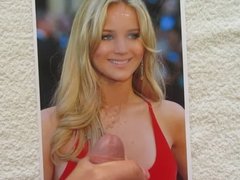 Cum on Jennifer Lawrence Tribute