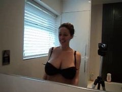 Milf Shooting on the Mirror