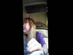 MILF Handjob #6 In the Car, Suck off Ending!