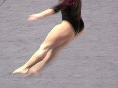 Talented Gymnast Has A Great Ass
