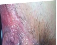 Wife's dripping and orgasming pussy