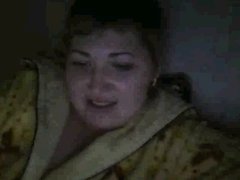 russian mature masturbates on webcam 