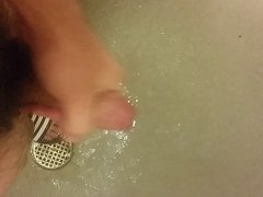 Cumming in shower