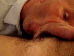 HAIRY STUD GETS GREAT BLOWJOB