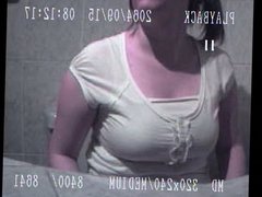 3 girls taped by a hidden cam