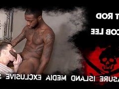Hot Rod Gets His Massive Ebony Cock Drained